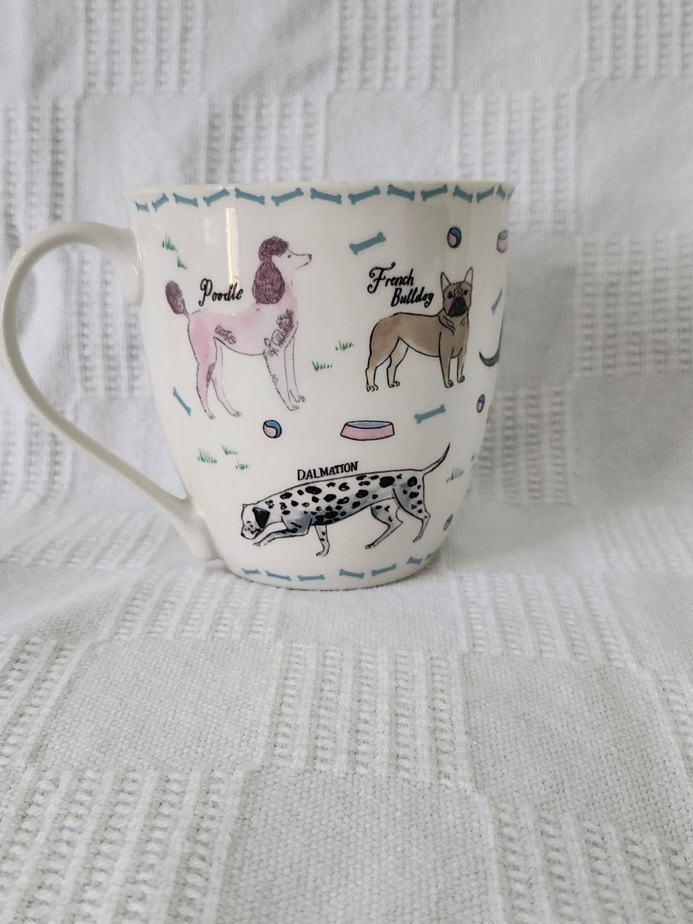 Milly Green Dog Lovers Breeds Lg 18oz Mug Debonair Poodle Retriever Pug Bull + - Picture 2 of 6